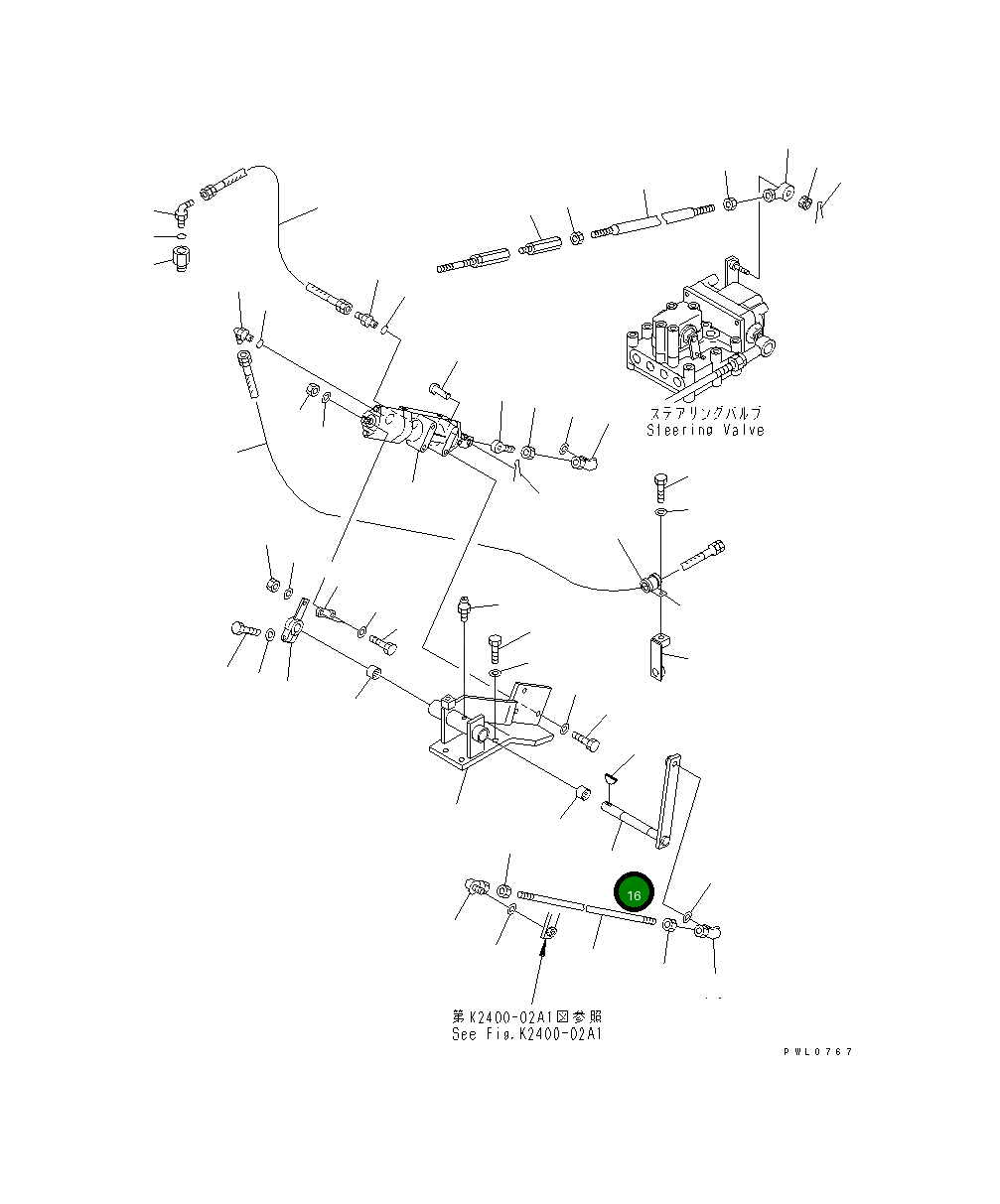 Вал 198-43-51822 Komatsu