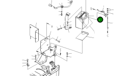 Аккумулятор WET 22J-06-28111 Komatsu