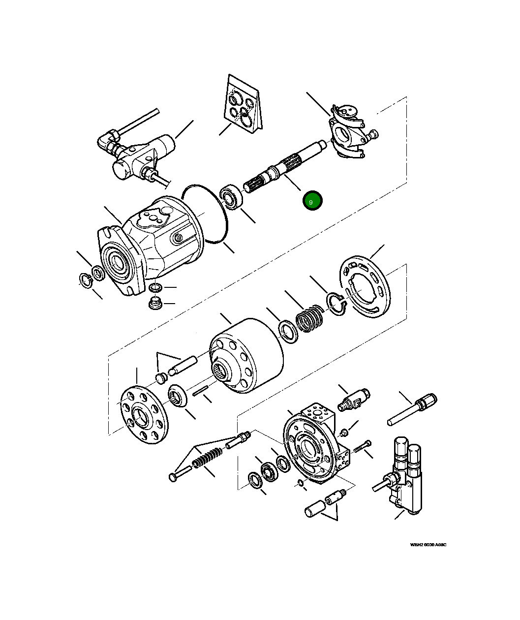 Вал 840225311 Komatsu
