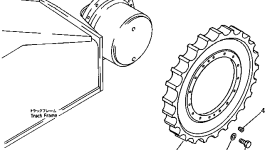 Ведущая звезда 21K-27-11250 Komatsu