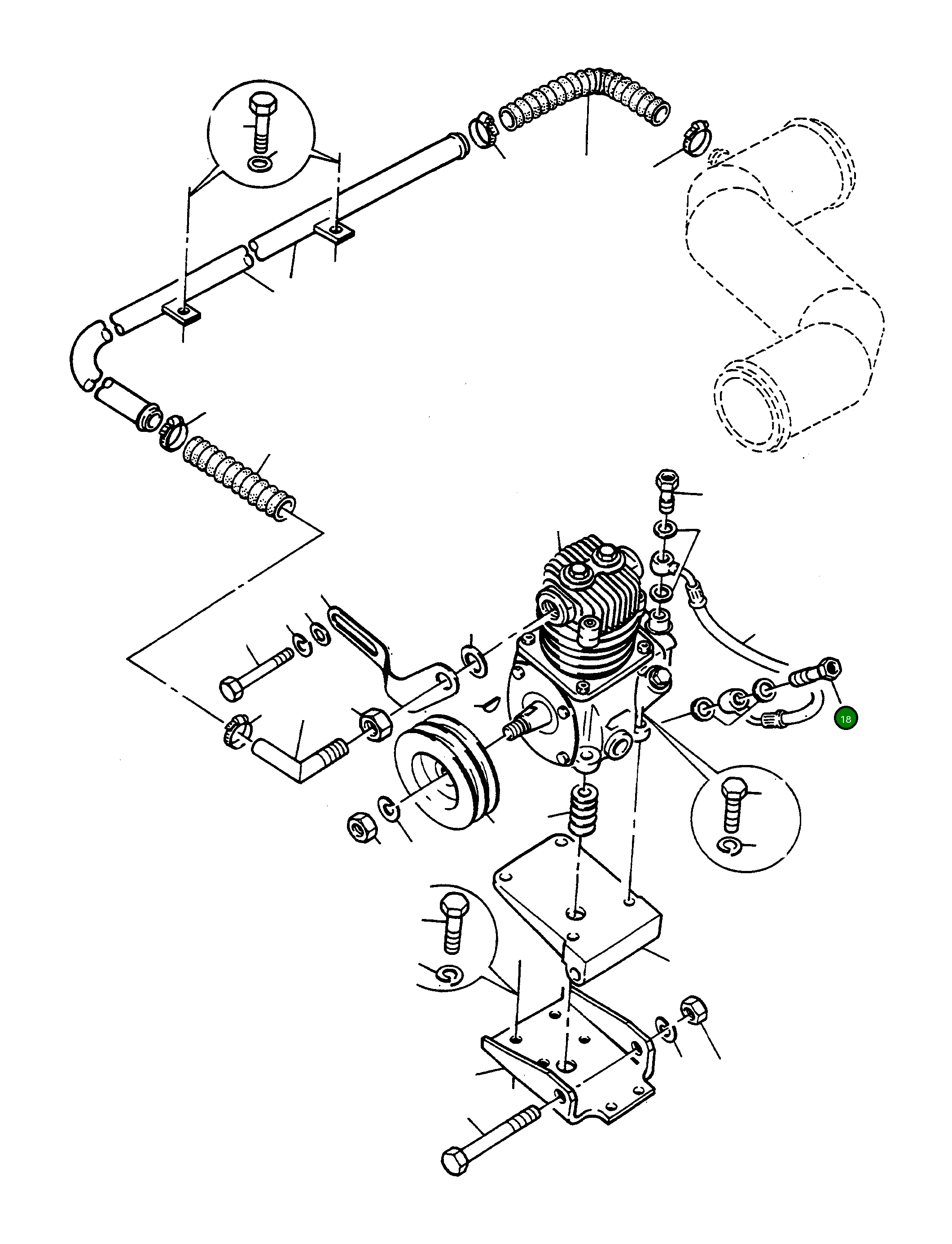 Болт-банджо 1444756X1 Komatsu
