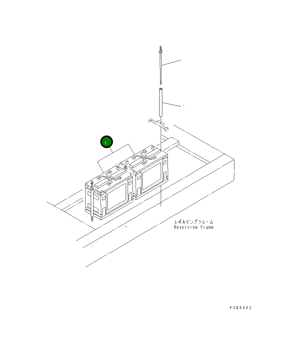 Аккумулятор 21P-06-K3180 Komatsu