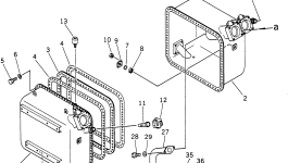 Бак 561-60-31110 Komatsu