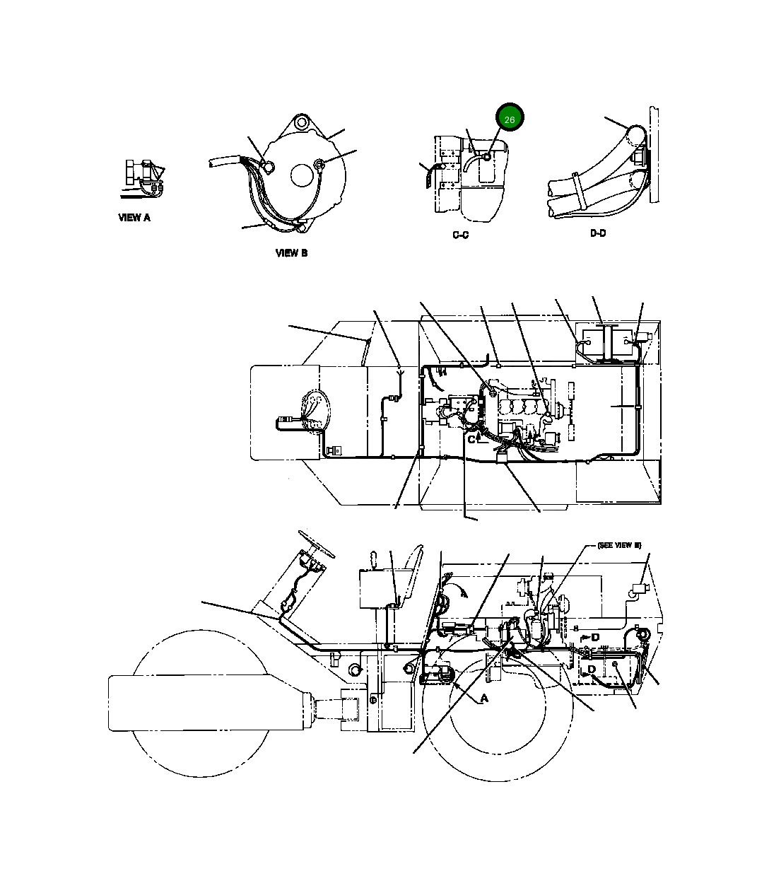 Болт, M12 X 25 931 833 R1 Komatsu