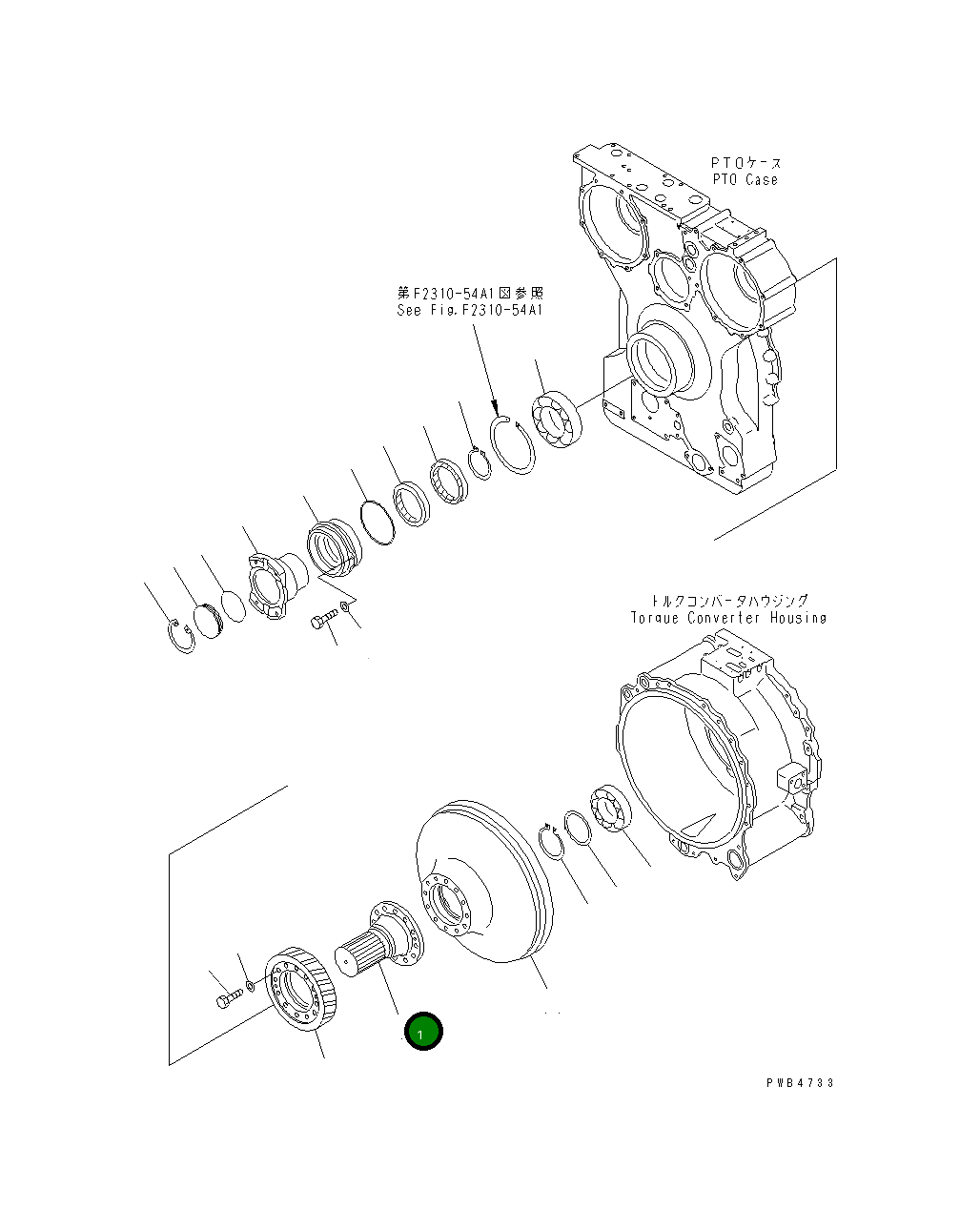 Вал 711-60-21351 Komatsu
