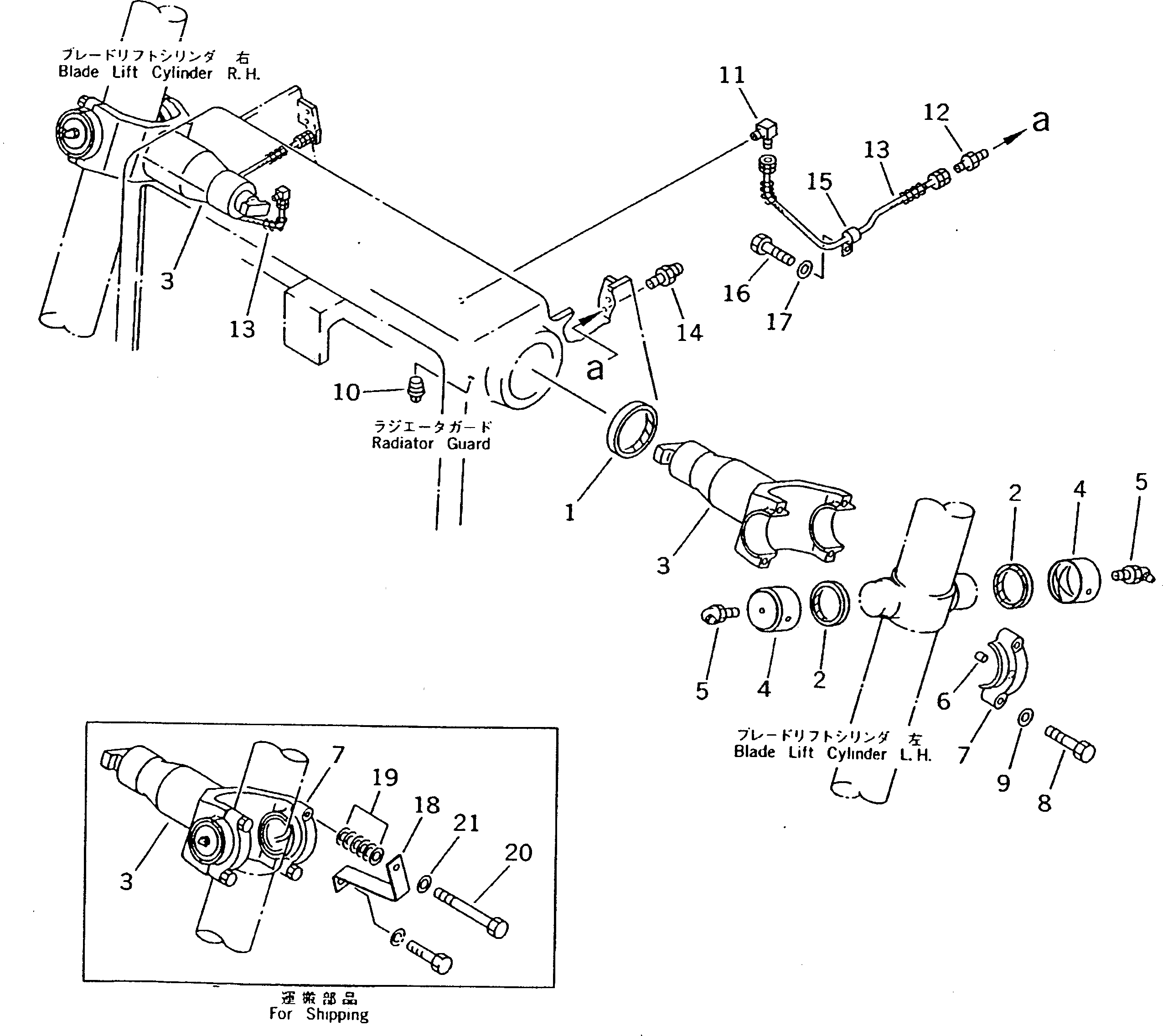 Вилка 198-61-41130 Komatsu