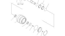 Вал 124-30-53121 Komatsu