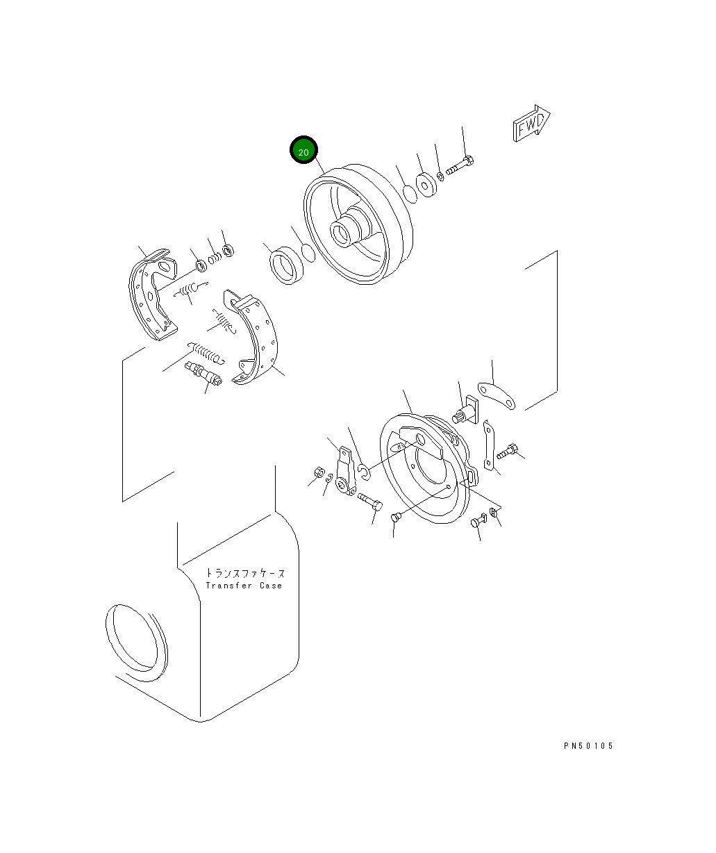 Барабан 23D-32-11310 Komatsu