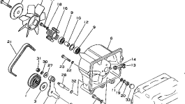 Вал YM105425-44951 Komatsu