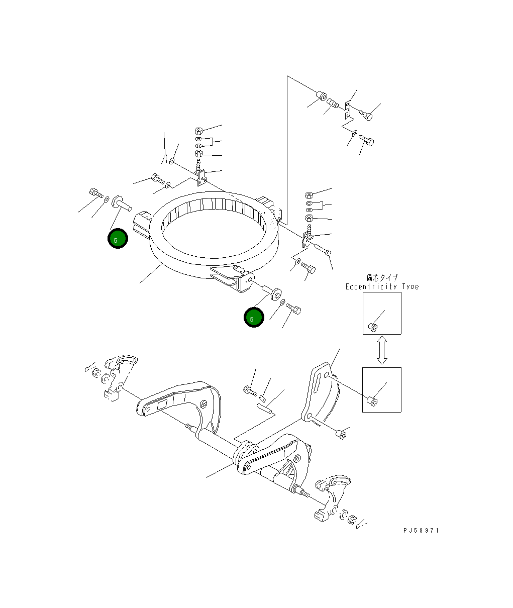 Вал 233-735-3160 Komatsu