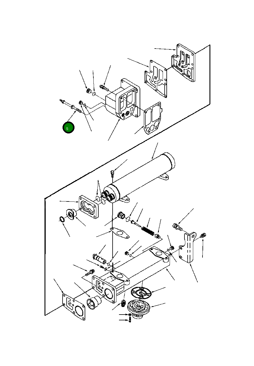 Болт (3/8 - 16x4 3/4 INCH) 1307 368 H1 Komatsu
