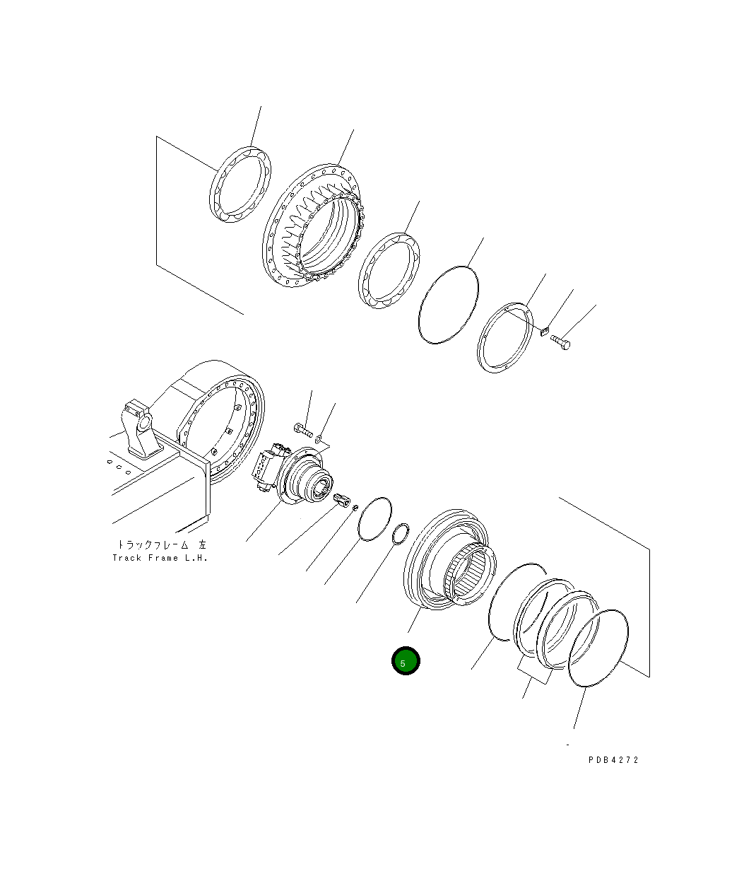 Вал 209-27-71251 Komatsu