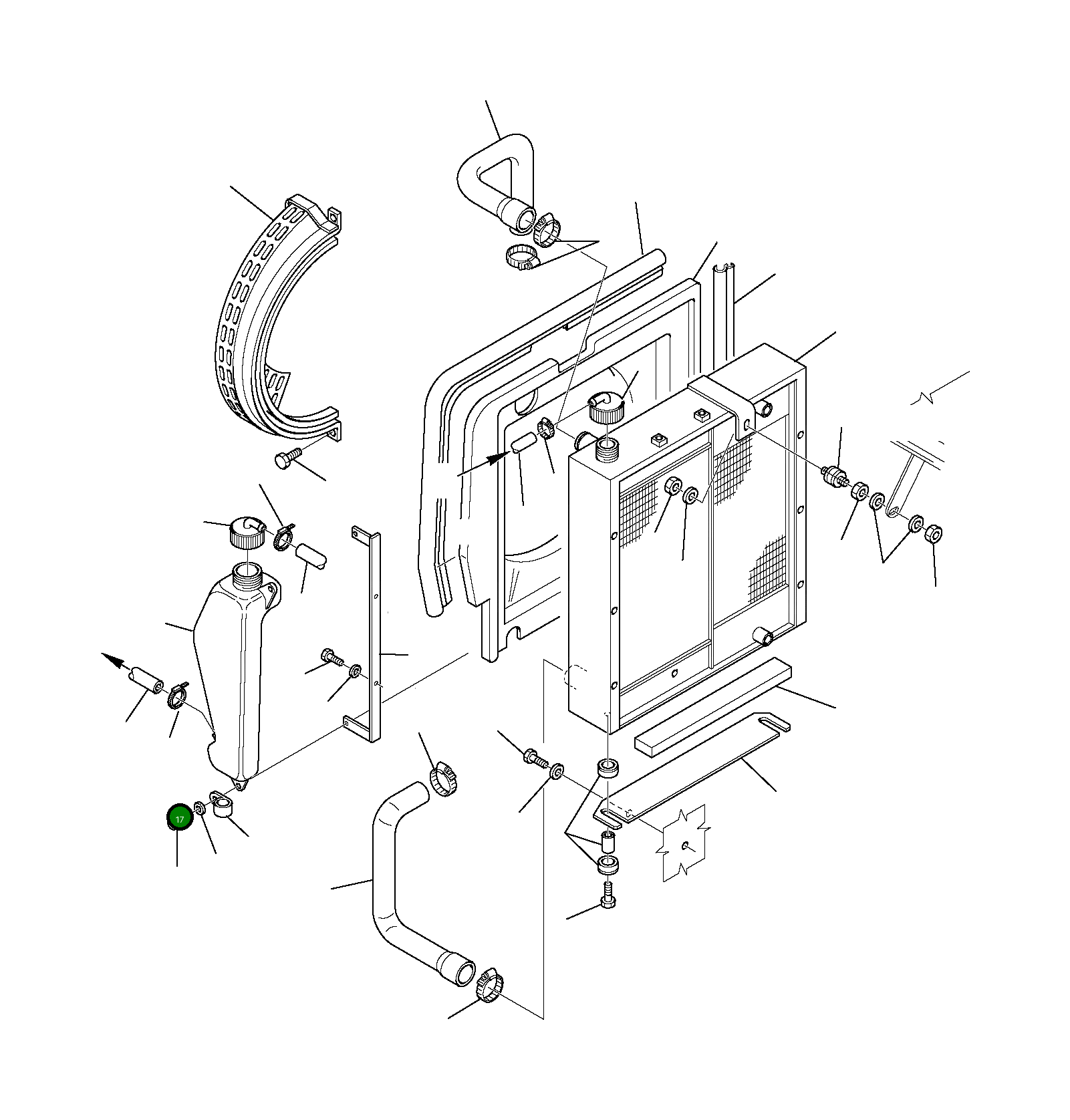 Бак 226-03-11272 Komatsu