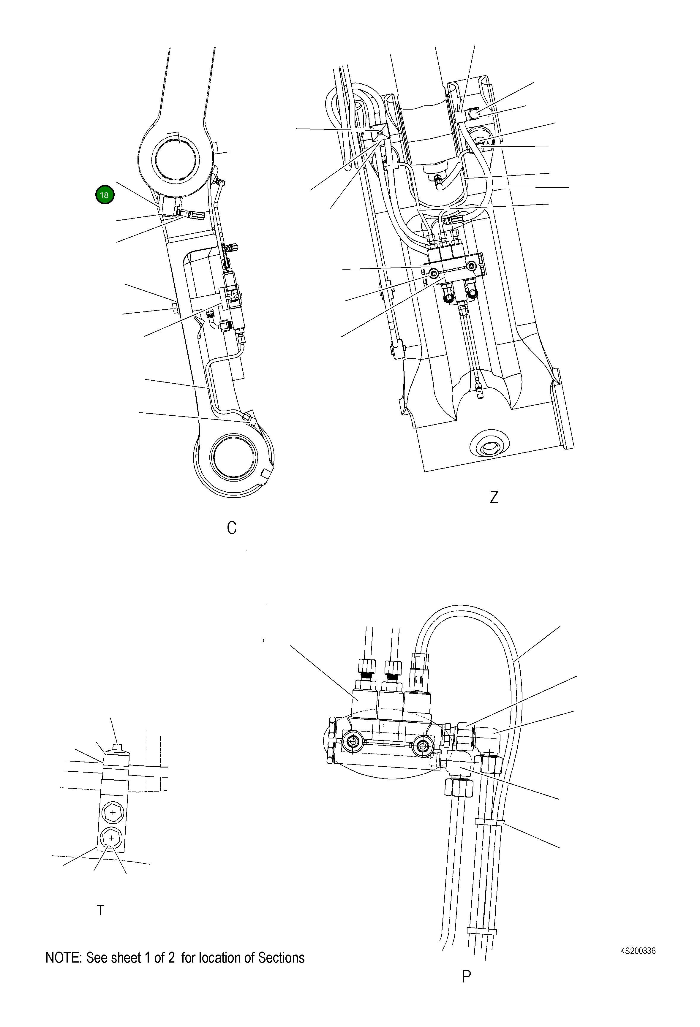 Банджо-фитинг 20Y-62-K8590 Komatsu