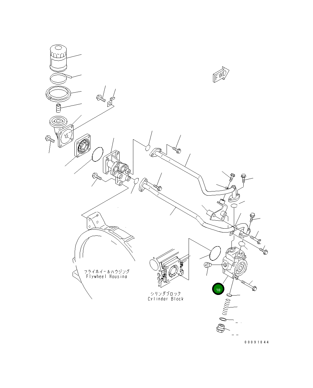 Адаптер 6205-51-5411 Komatsu