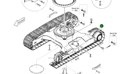 Ведущая звезда 108-00011 Komatsu