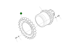 Ведущая звезда 108-00018A Komatsu
