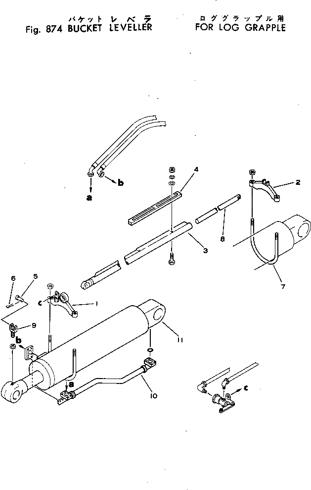 Вилка 381-898549-1 Komatsu