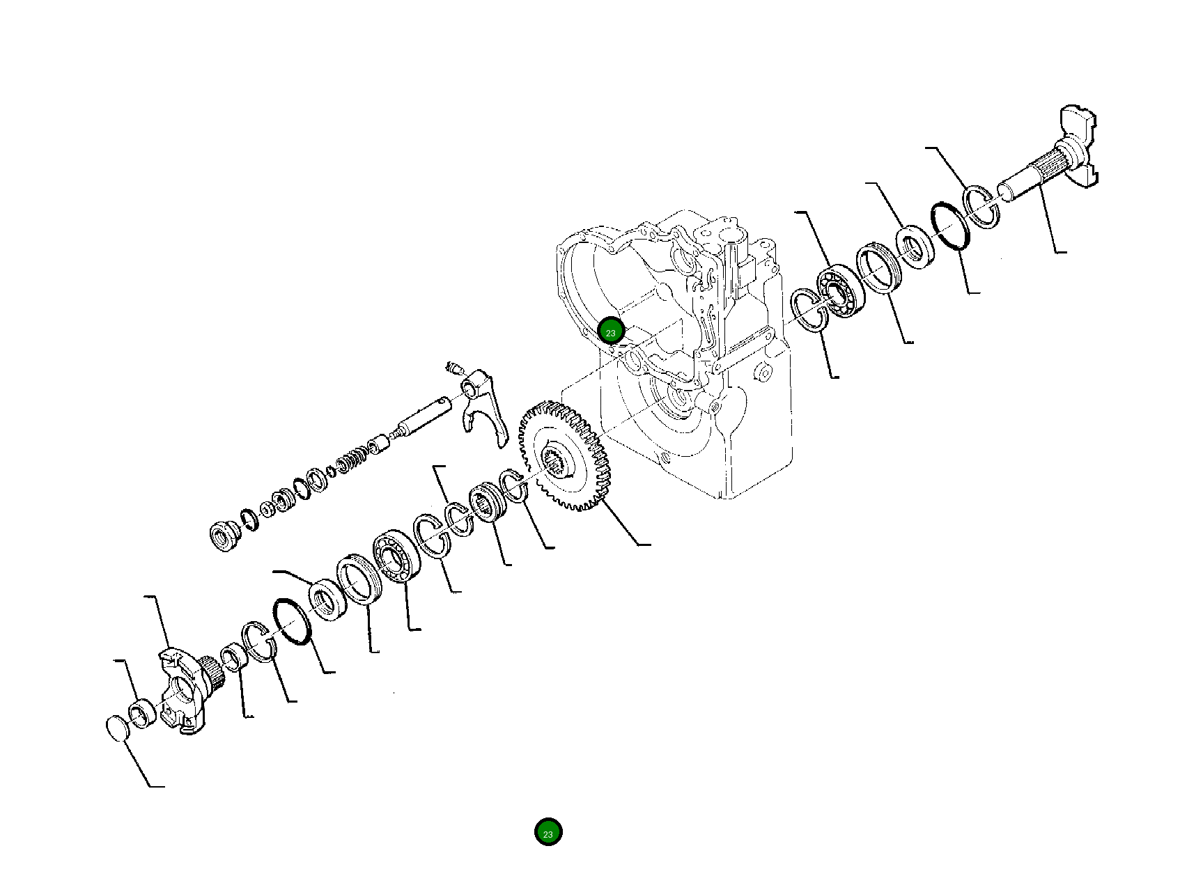 Вилка CK4202257 Komatsu