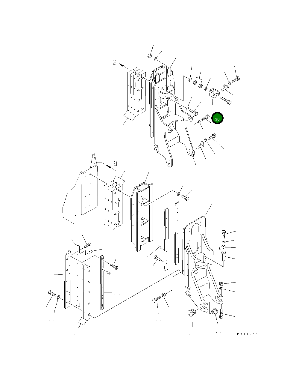Вилка 22S-71-13180 Komatsu