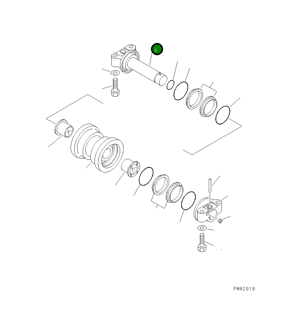 Вал 203-30-65210 Komatsu