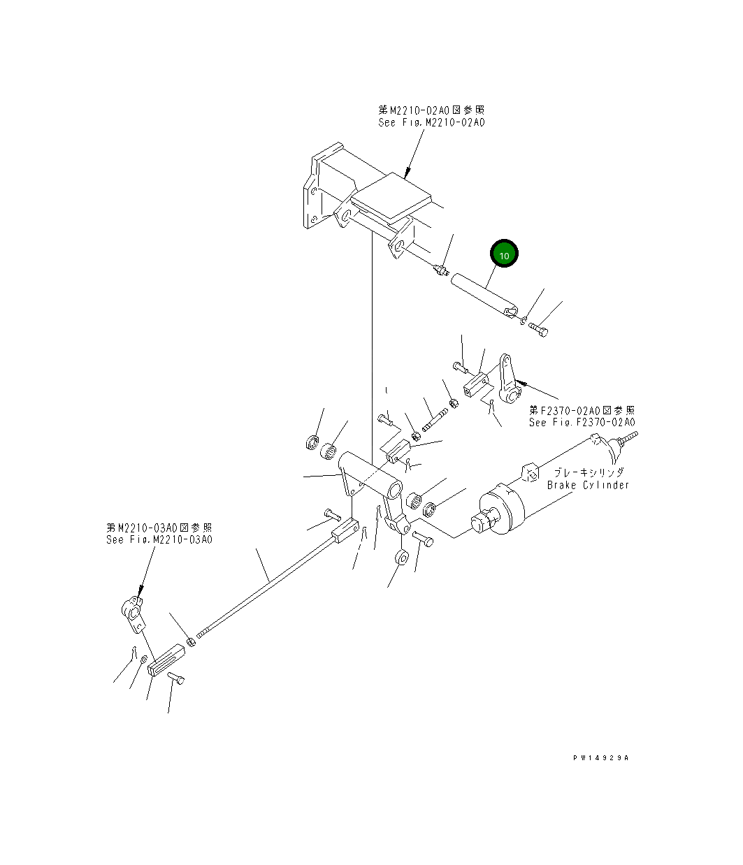 Вал 175-33-32140 Komatsu