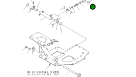 Вилка 22K-43-18271 Komatsu