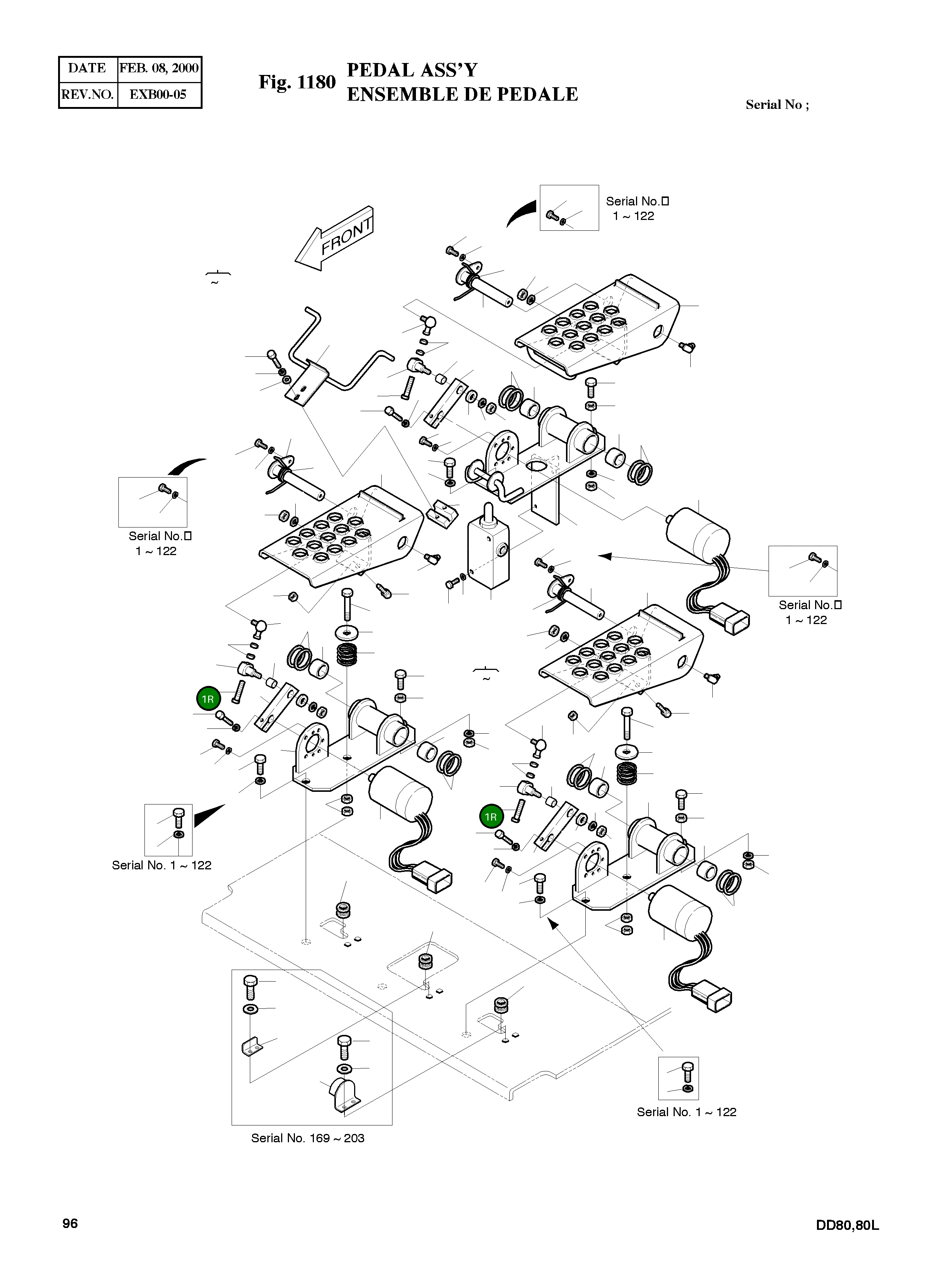 Болт M5X1.0X40 S0503953 Komatsu