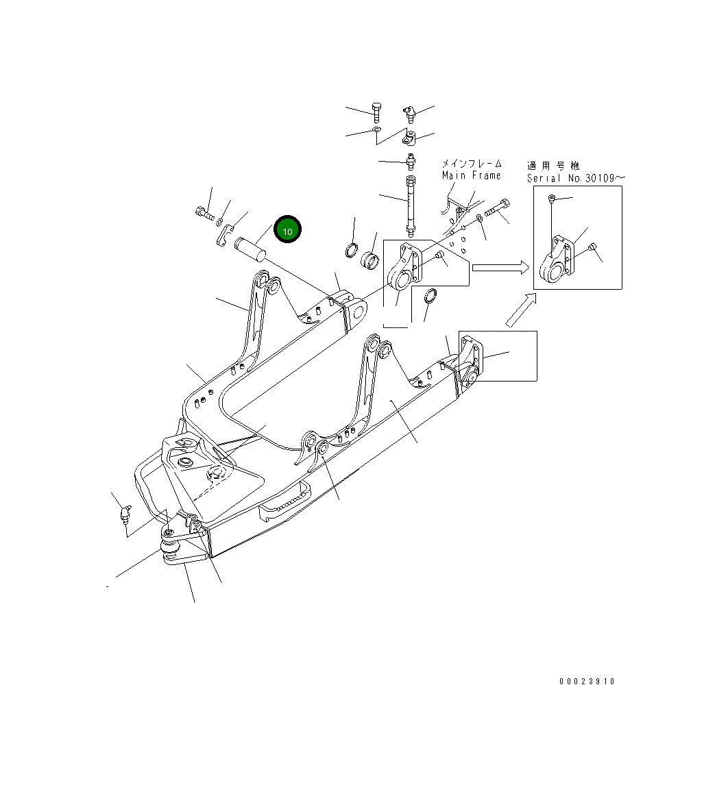 Вал 12F-72-41470 Komatsu