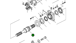 Вал 418-20-13730 Komatsu