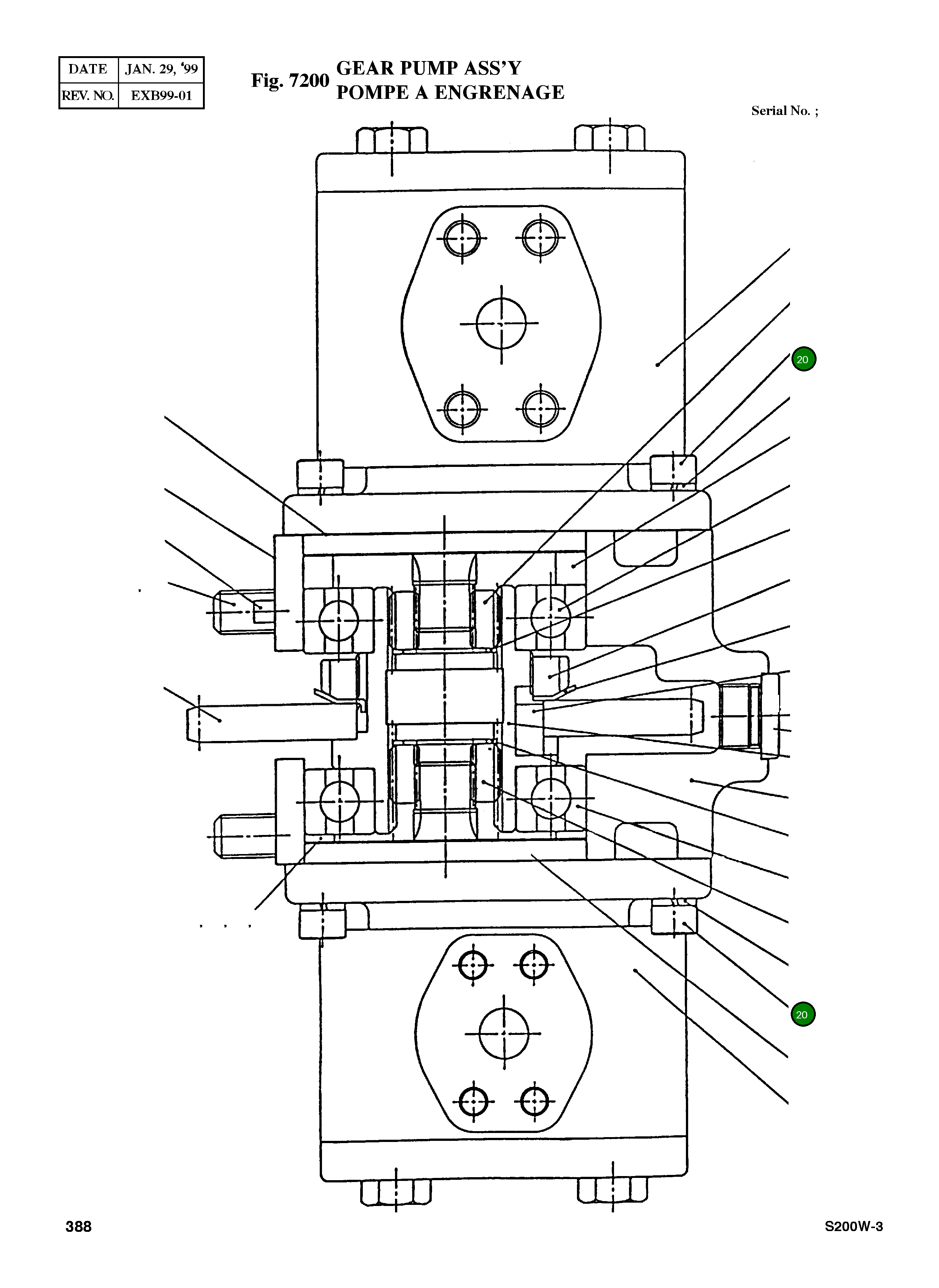 Болт M8X25L 1301567009 Komatsu