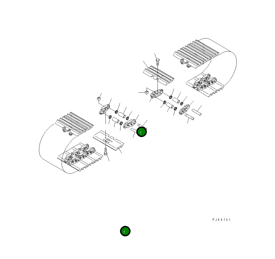 Башмак 21Y-32-31320 Komatsu