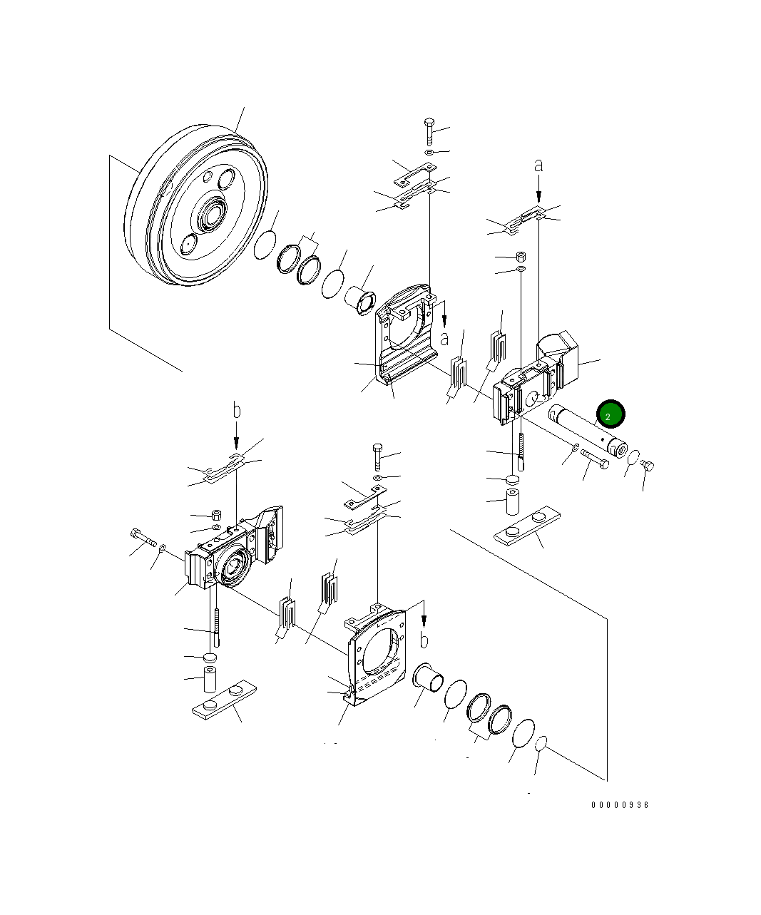 Вал 154-30-74140 Komatsu