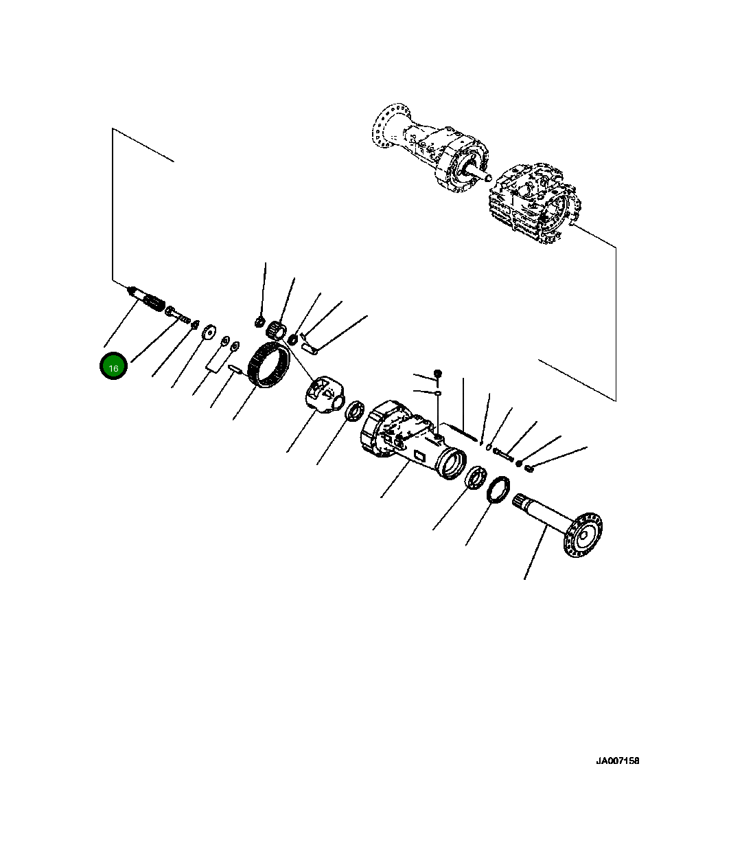 Вал 423-22-42321 Komatsu