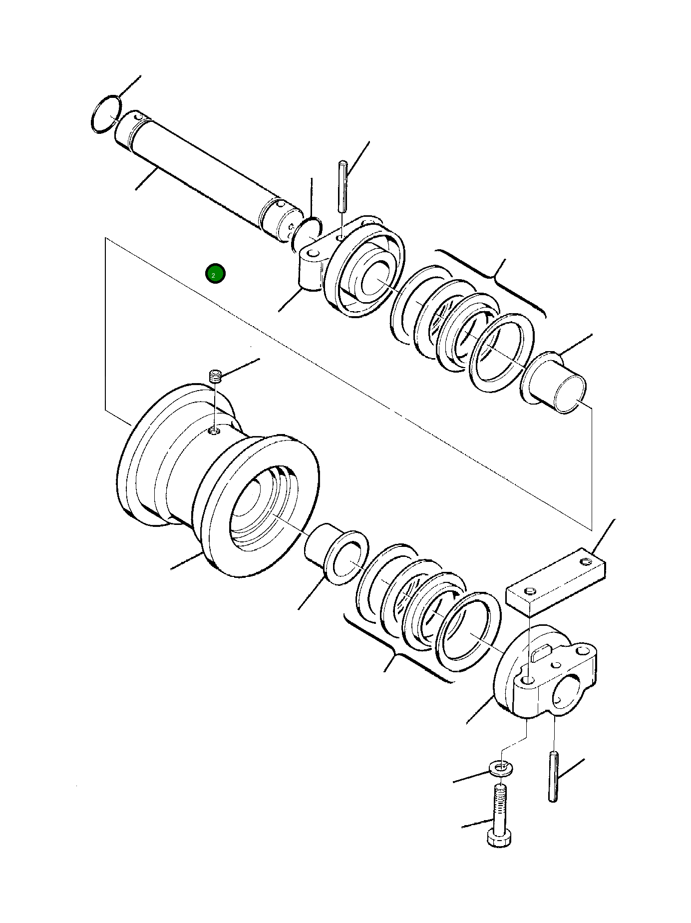 Вал 21D-30-13110 Komatsu