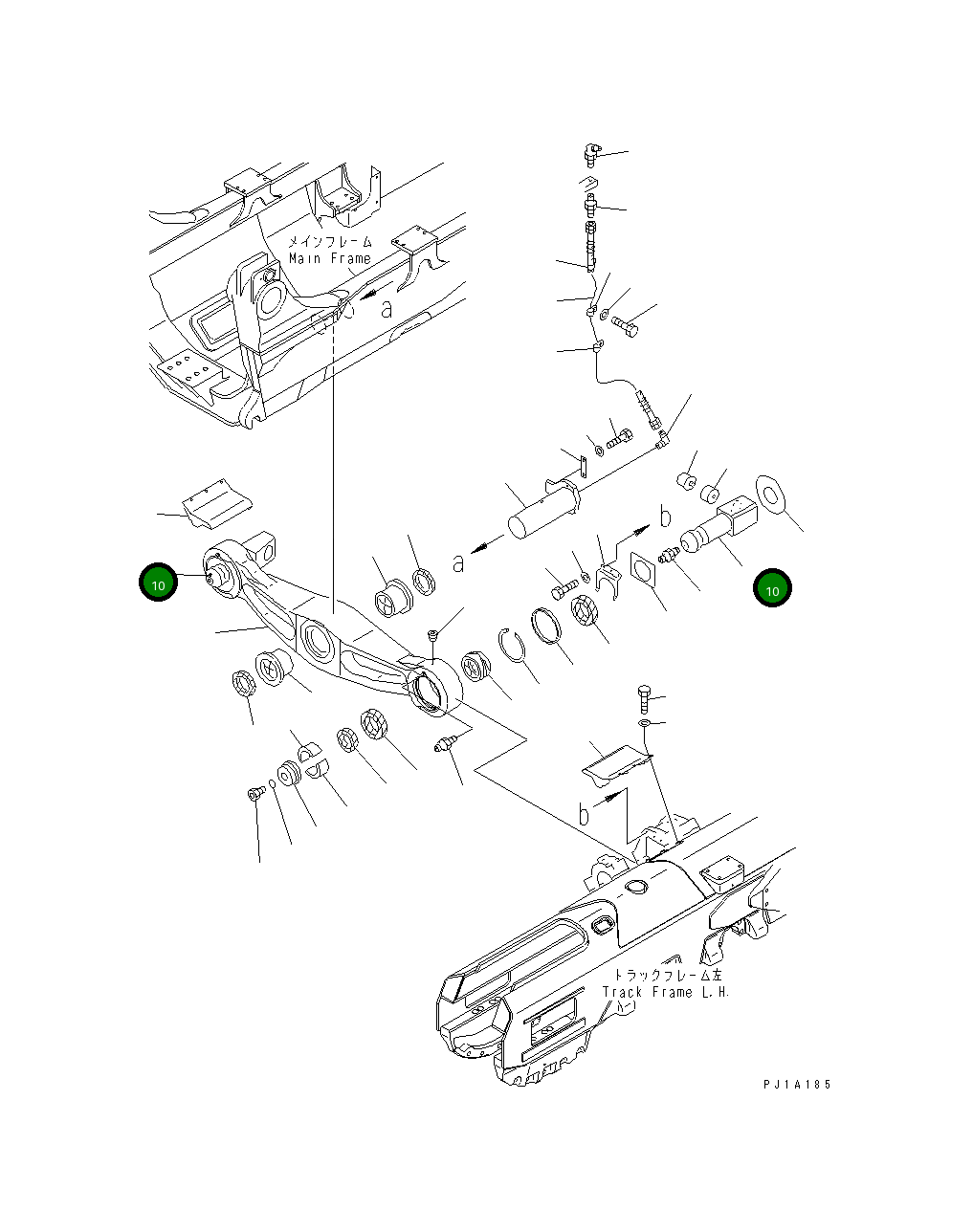 Вал 19M-50-11132 Komatsu