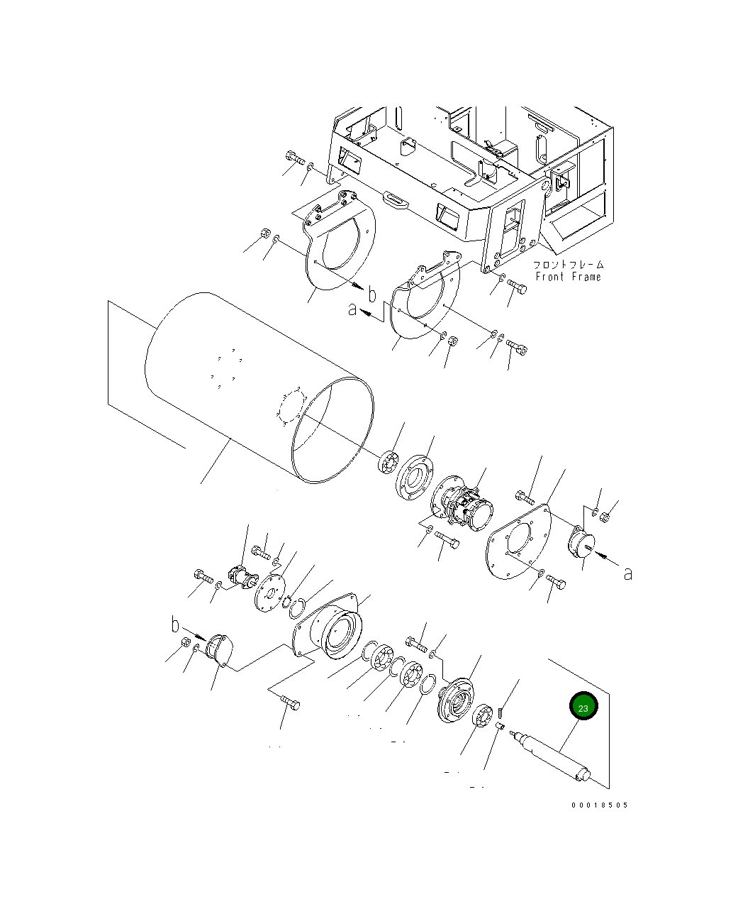 Вал 266-54-91300 Komatsu