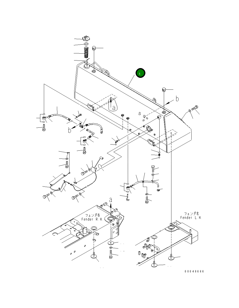 Бак 195-04-42211 Komatsu