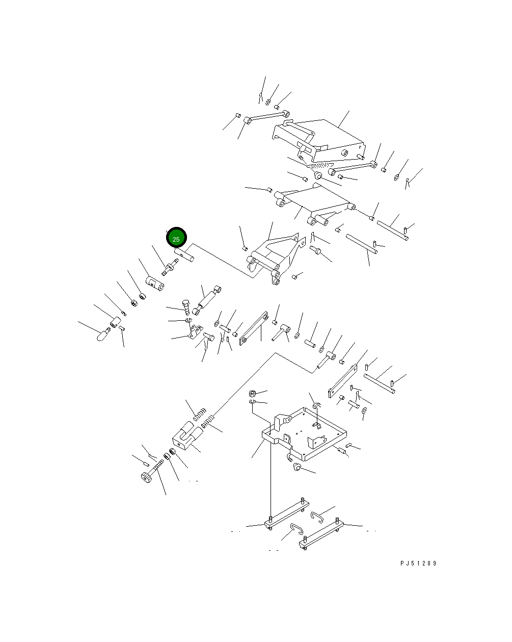 Вал 232-57-57490 Komatsu