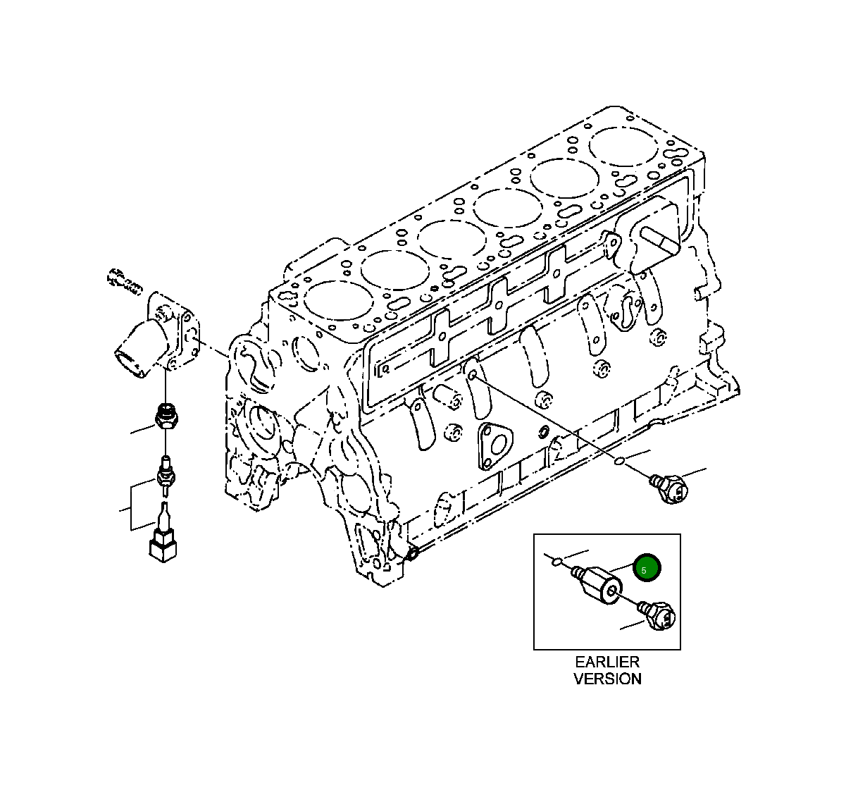 Адаптер 417-01-A1640 Komatsu
