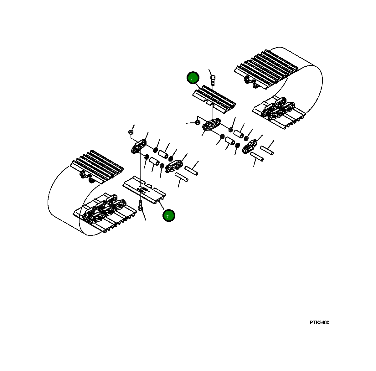Башмак 208-32-41320 Komatsu