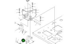 Вилка 20T-43-48590 Komatsu