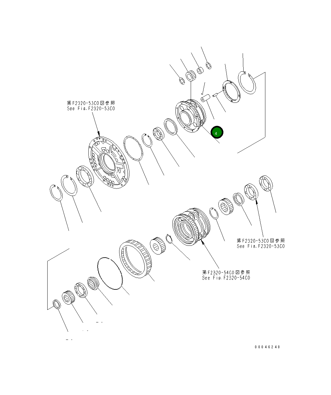 Вал 195-15-82531 Komatsu