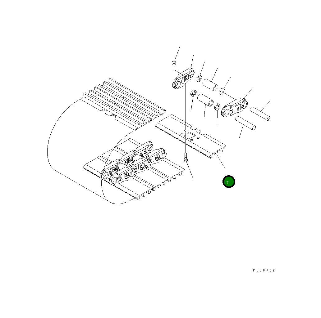 Башмак 207-32-61350 Komatsu