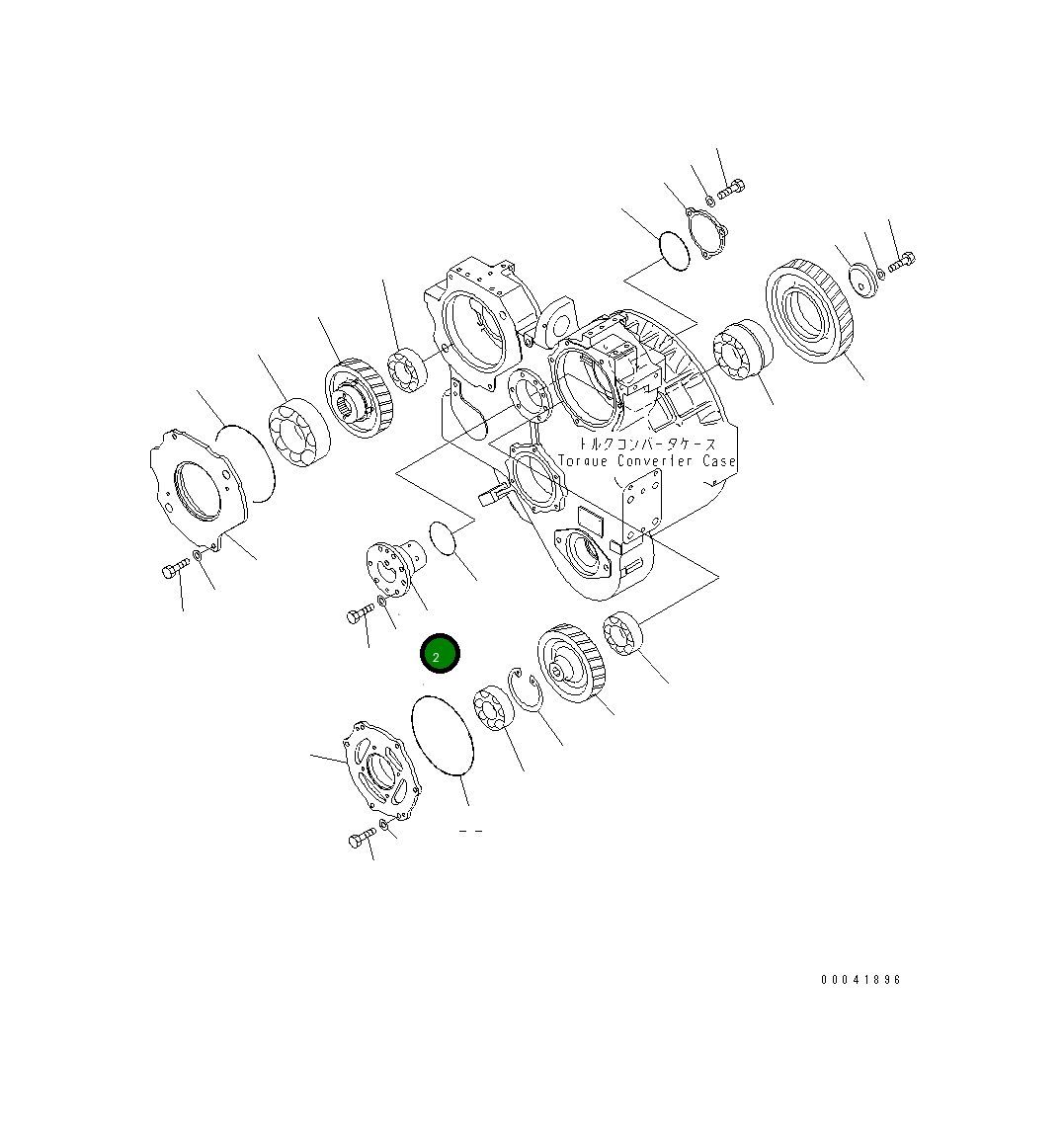 Вал 17M-13-44240 Komatsu