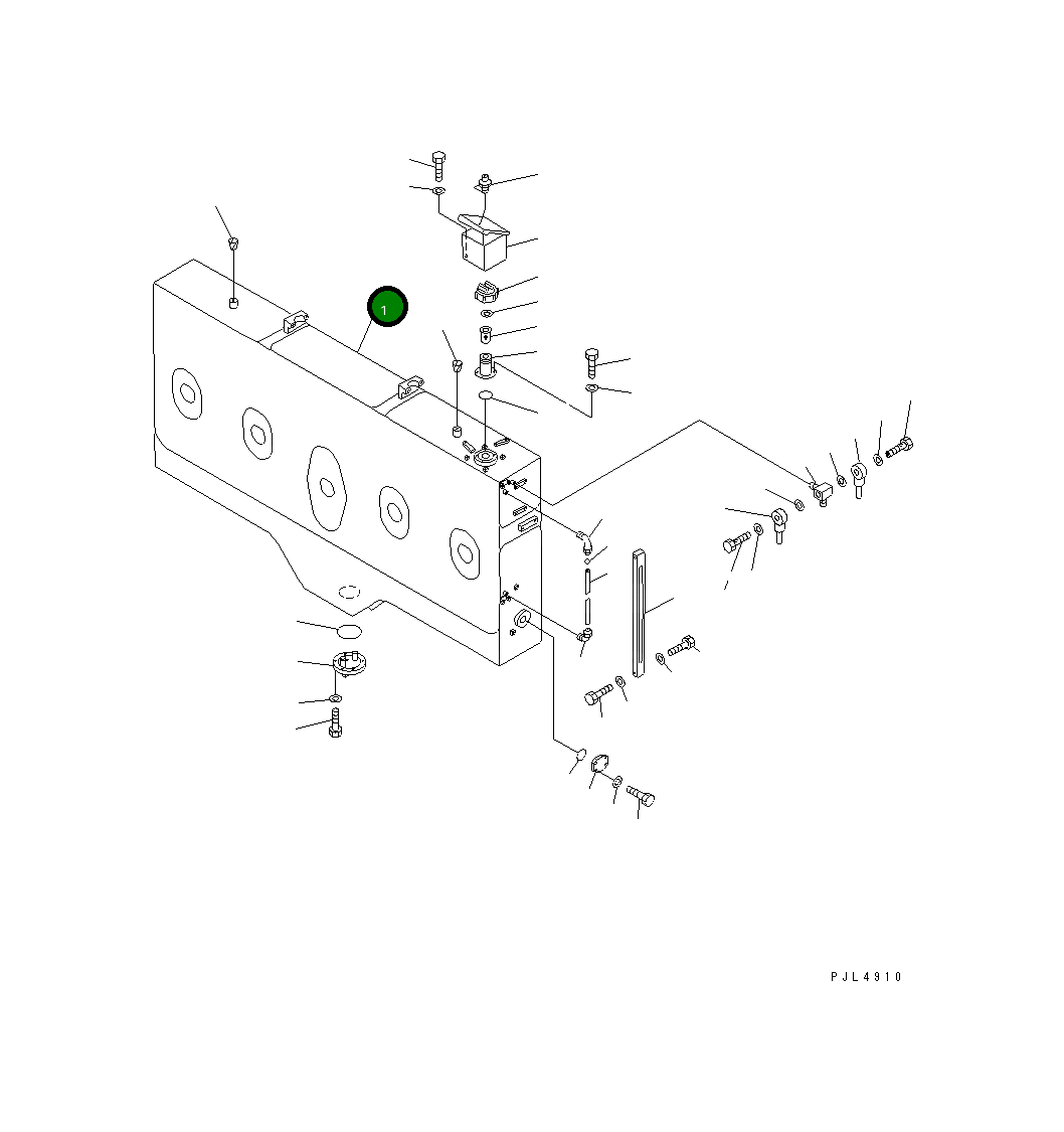 Бак 21T-04-71350 Komatsu
