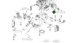 F-разъём, синий HM6400-0014 Komatsu