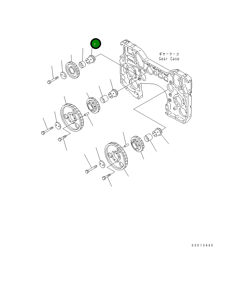 Вал 6215-31-6440 Komatsu