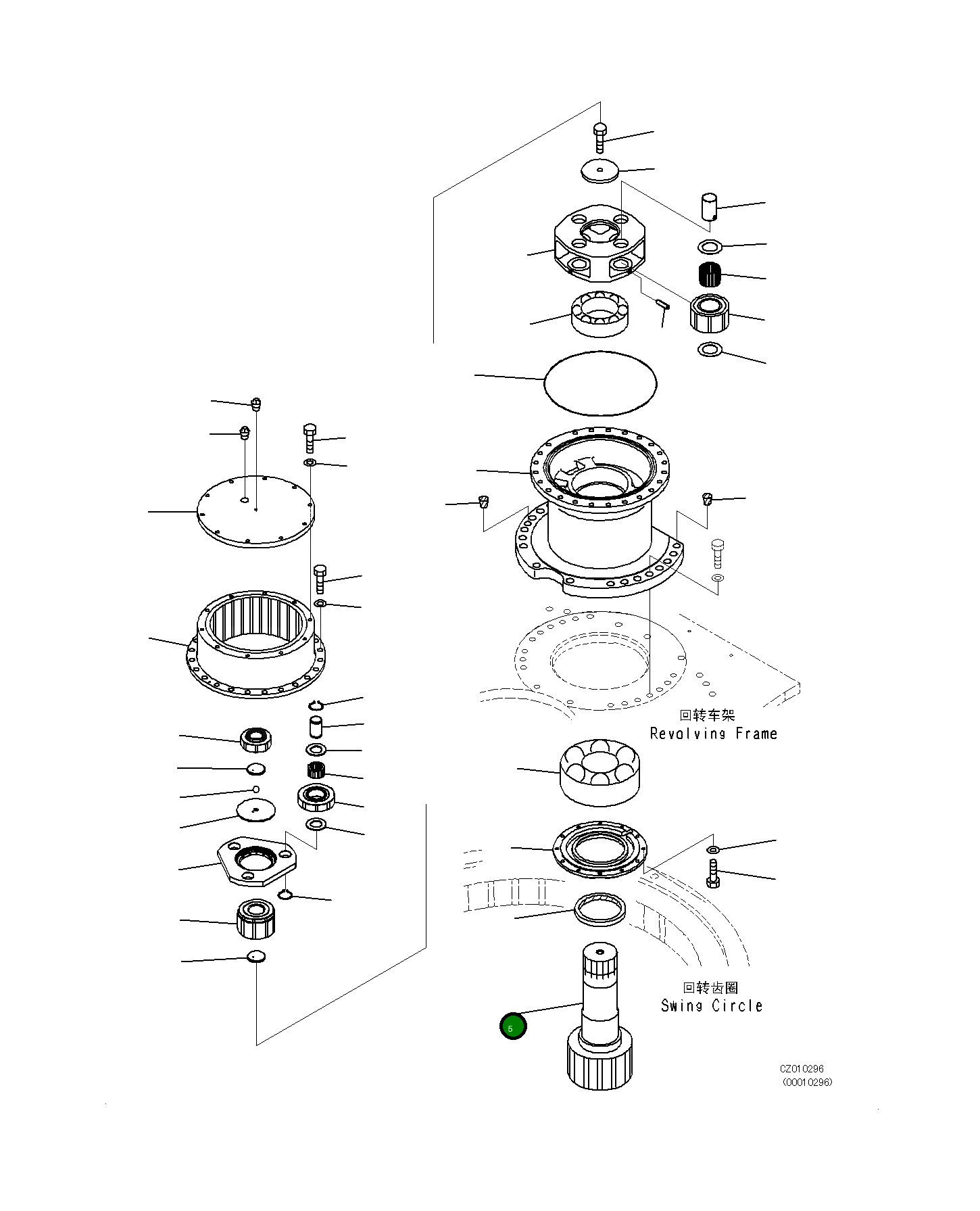 Вал 208-26-52242 Komatsu