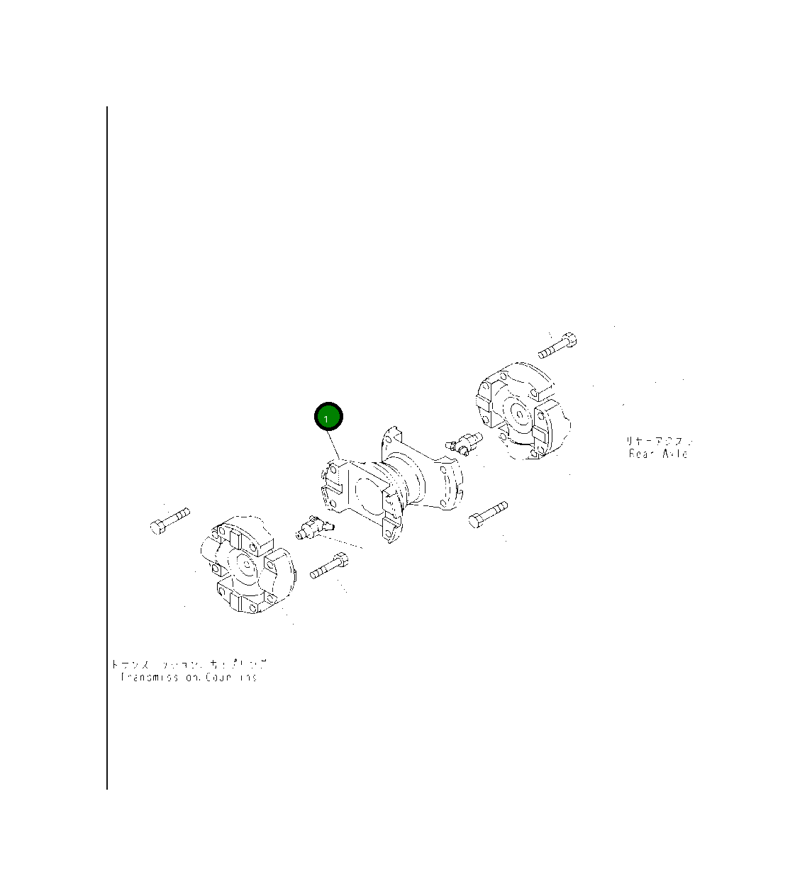 Вал 421-20-44650 Komatsu